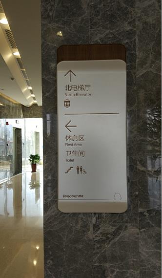 不銹鋼鏤空導(dǎo)視牌